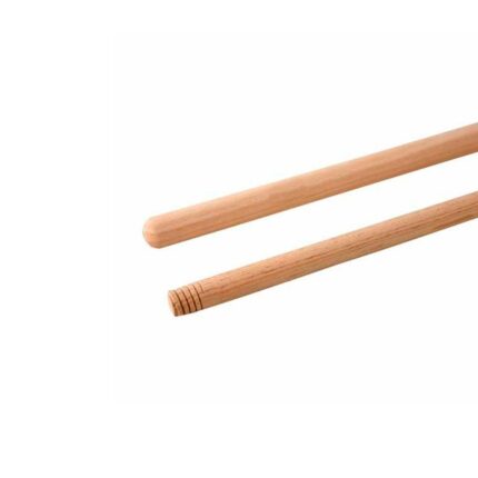 Cabo de madera para cepillo, rosca punta conica, 1.20mts,  1″